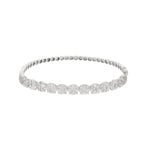 3.00 Karat Diamantarmreif 750/18 K Weissgold