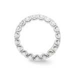 3.00ct Diamond Eternity Ring 750/18 K White Gold - RI-73333-WG