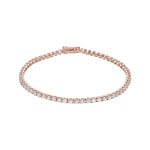 3.00 Karat Diamanten Tennisarmband 750/18 K Roségold