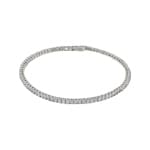 3.00 Karat Diamanten Tennisarmband 750/18 K Weissgold