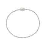 3.00 Karat Diamanten Tennisarmband 750/18 K Weissgold - AR-74404-WG