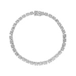 3.03 carats diamants bracelet rivière or gris 750/18 ct - AR-69269-WG