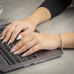 3.03 carats diamants bracelet rivière or gris 750/18 ct - AR-69269-WG