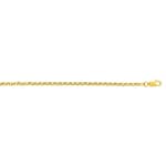 3.0mm Erbskette 375/9 K Gelbgold halbmassiv