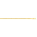 3.0mm Herringbone Chain Semi Solid 750/18 K Yellow Gold