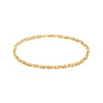 3.0mm Königsarmband klassisch 750/18 K Gelbgold halbmassiv