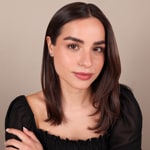 3.0mm Stud Earrings 375/9 K White Gold with round Cubic Zirconia - 9K80363GZ