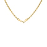 3.3mm Rope Chain Semi Solid 750/18 K Yellow Gold - KE-3360-GG