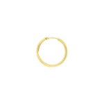 Hoop Earrings 750/18 K Yellow Gold 2mm Ø 24mm - 3115