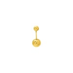 Ohrringe 750/18 K Gelbgold hohl Ø 5 - 8mm