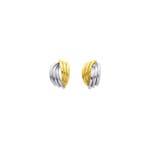 Earrings 750/18 K Yellow and White Gold - 3528.41