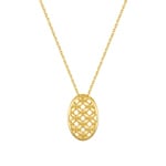 Necklace with Pendant 750/18 K Yellow Gold 42cm