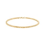 3mm Armband 750/18 K Gelbgold