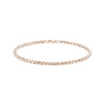 3mm Armband 750/18 K Roségold