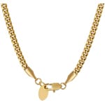 3mm Chaîne Cuban Link plaqué or jaune - KE0019-G-3MM