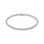 4.00 Karat Diamanten Tennisarmband 750/18 K Weissgold