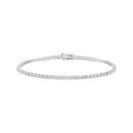 4.00ct Diamond Tennis Bracelet 750/18 K White Gold - AR-74405-WG