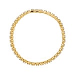 4.01 carats diamants bracelet rivière or jaune 750/18 ct - AR-69483-GG