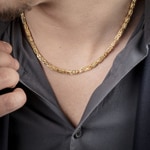 4.0mm Chaîne royale classique or jaune 750/18 ct semi-massif - KE-4600-GG