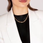 4.0mm Chaîne royale classique or jaune 750/18 ct semi-massif - KE-4600-GG