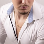 4.2mm Valentino Chain Semi Solid 750/18 K Yellow Gold - KE-V100-GG