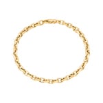 4.4mm Ankerarmband 750/18 K Gelbgold halbmassiv - AR-0180-GG
