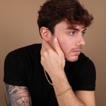 4.4mm Ankerarmband 750/18 K Gelbgold halbmassiv - AR-0180-GG