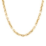4.4mm Ankerkette 750/18 K Gelbgold halbmassiv
