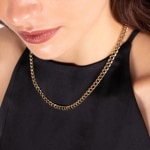 4.9mm Panzerkette 750/18 K Gelbgold halbmassiv - KE-G120-GG