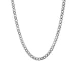 4mm Cuban Link Panzerkette silbrig