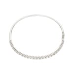 5.00ct Diamond Bangle 750/18 K White Gold - AR-69279-WG