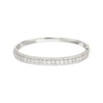 5.00ct Diamond Bangle 750/18 K White Gold