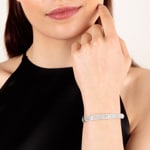 5.00ct Diamond Bangle 750/18 K White Gold - AR-69279-WG