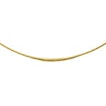 5.0mm Herringbone-Kette 375/9 K Gelbgold halbmassiv