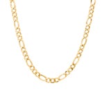 5.2mm Figarokette 750/18 K Gelbgold halbmassiv