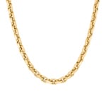 5.4mm Ankerkette 750/18 K Gelbgold halbmassiv