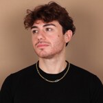 5.5mm Fantasy Chain Semi Solid 750/18 K Yellow and White Gold - KE-0179-GG