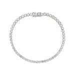 6.00 carats diamants bracelet rivière or gris 750/18 ct - AR-74926-WG