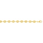 6.0mm Schiffsankerarmband 375/9 K Gelbgold halbmassiv