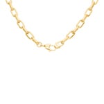 6.2mm Ankerkette 750/18 K Gelbgold halbmassiv - KE-0540-GG