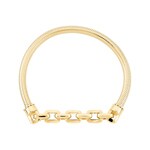 6.7mm Fantasy Bracelet Semi Solid 750/18 K Yellow Gold - AR-100150-GG