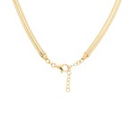 6.7mm Fantasy Necklace Semi Solid 750/18 K Yellow Gold - KE-100150-GG