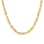 7.0mm Königskette klassisch 750/18 K Gelbgold halbmassiv