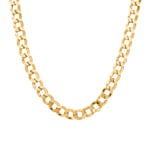 7.4mm Panzerkette 750/18 K Gelbgold halbmassiv