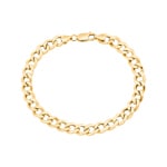 7.4mm Panzerarmband 750/18 K Gelbgold halbmassiv - AR-G180-GG