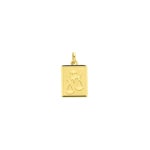 Pendentif or jaune 750/18 ct 12x15mm, Signe du zodiaque Balance