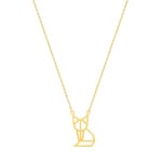 Necklace with Pendant 750/18 K Yellow Gold 42cm, Cat
