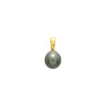 Pendant 750/18 K Yellow Gold with Tahitian Pearl 10mm - 8256.3TA