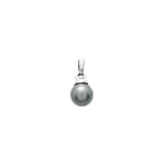 Pendant 750/18 K White Gold with Tahitian Pearl 9mm