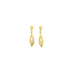 Drop Earrings 750/18 K Yellow Gold - 8340